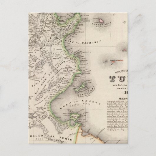 Tunesië Briefkaart (Voorkant)