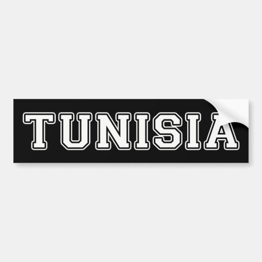 Tunesië Bumpersticker (Voorkant)