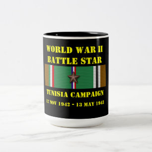 Tunesië Campagne Tweekleurige Koffiemok