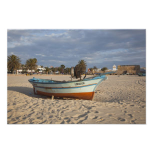 Tunesië, Cap Bon, Hammamet, waterkant, Kasbah Foto Afdruk