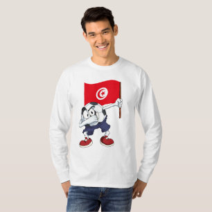Tunesië Dabbing Voetbal T-Shirt