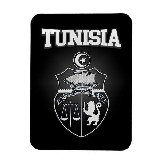 Tunesië Emblem Magneet (Verticaal)