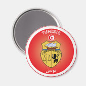 Tunesië Erfgoed Embleem Magneet (Voorkant / Achterkant)