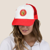 Tunesië Erfgoed Embleem Trucker Pet (In situ)
