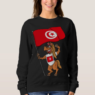 Tunesië Fan Paard Trui