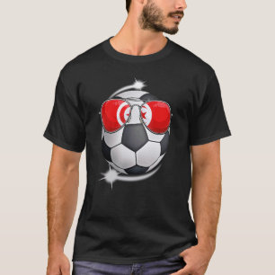 Tunesië Football Fan Sunglass Voetbal Tunesiër T-shirt