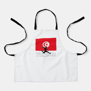 Tunesië Football Voetbal Nationaal Team Schort