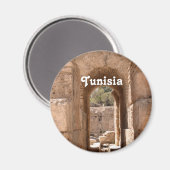 Tunesië Gebouw Magneet (Voorkant / Achterkant)