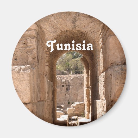 Tunesië Gebouw Magneet (Voorkant)