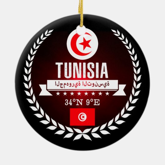 Tunesië Keramisch Ornament (Achterkant)