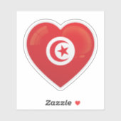 Tunesië Liefde Icon Sticker (Vel)
