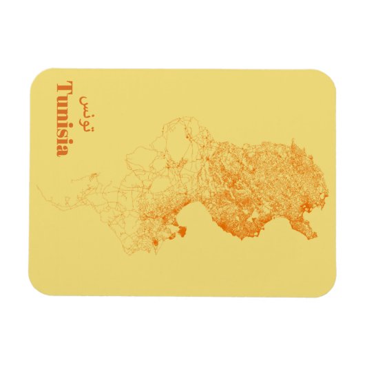 Tunesië Magneet (Horizontaal)