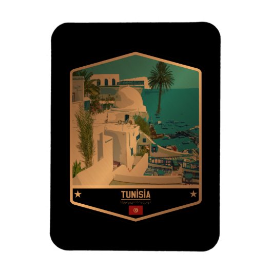 Tunesië Magneet (Verticaal)