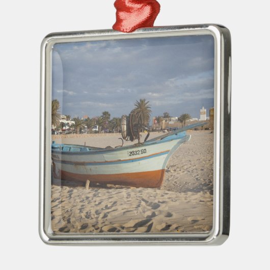 Tunesië, Pet Bon, Hammamet, waterfront, Kasbah Metalen Ornament (Links)