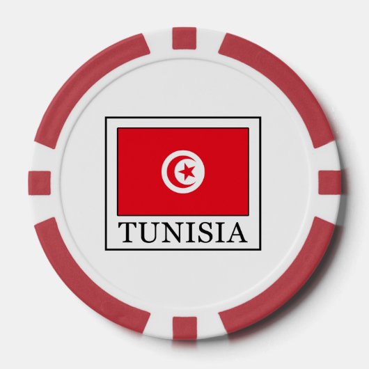 Tunesië Pokerchips (Voorkant)