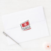Tunesië Pride X-vlag Vierkante Sticker (Envelop)