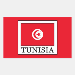 Tunesië Rechthoekige Sticker