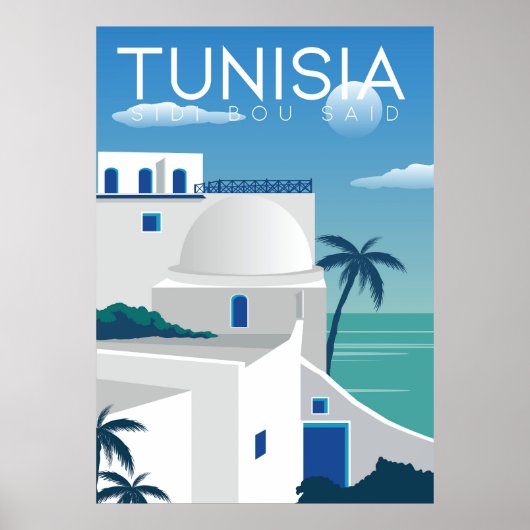 Tunesië Reizen Poster (Voorkant)