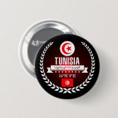 Tunesië Ronde Button 5,7 Cm (Voorkant /achterkant)