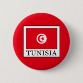 Tunesië Ronde Button 5,7 Cm (Voorkant)