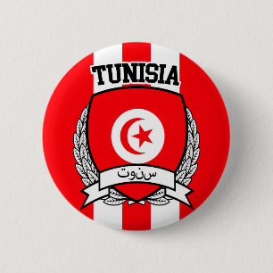 Tunesië Ronde Button 5,7 Cm