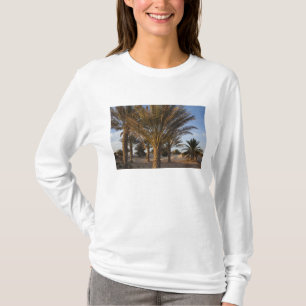 Tunesië, Saharawoestijn, Douz, Grote Duin, palm T-shirt
