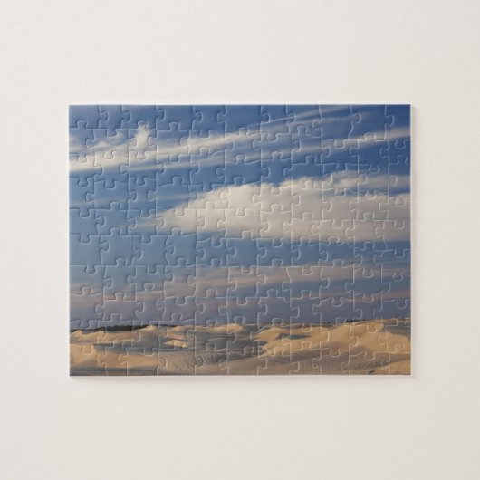 Tunesië, Saharawoestijn, Douz, Grote Duin, schemer Legpuzzel (Horizontaal)