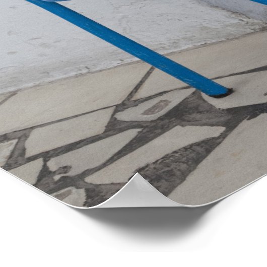 Tunesië, Sidi Bou zei: caféstoelen Poster (Hoek)