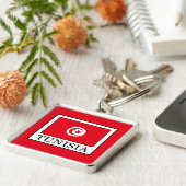 Tunesië Sleutelhanger (Zijkant)