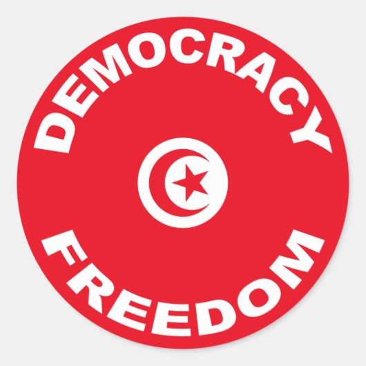 Tunesië Sticker (Voorkant)