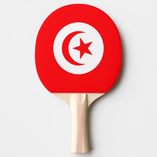 Tunesië Tafeltennisbatje (Voorkant)
