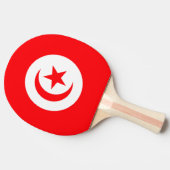 Tunesië Tafeltennisbatje (Zijkant)