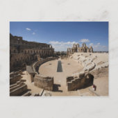 Tunesië, Tunesische centrale kust, El Jem, Roman 6 Briefkaart (Voorkant)