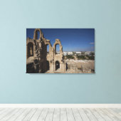 Tunesië, Tunesische centrale kust, El Jem, Roman 6 Canvas Afdruk (Insitu (Houten vloer))