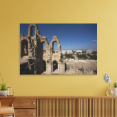 Tunesië, Tunesische centrale kust, El Jem, Roman 6 Canvas Afdruk (Insitu (Woonkamer))