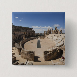 Tunesië, Tunesische Centrale Kust, El Jem, Romeins Vierkante Button 5,1 Cm