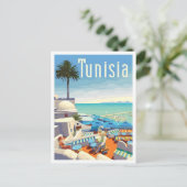 Tunesië Vintage Reizen Briefkaart (Staand voorkant)
