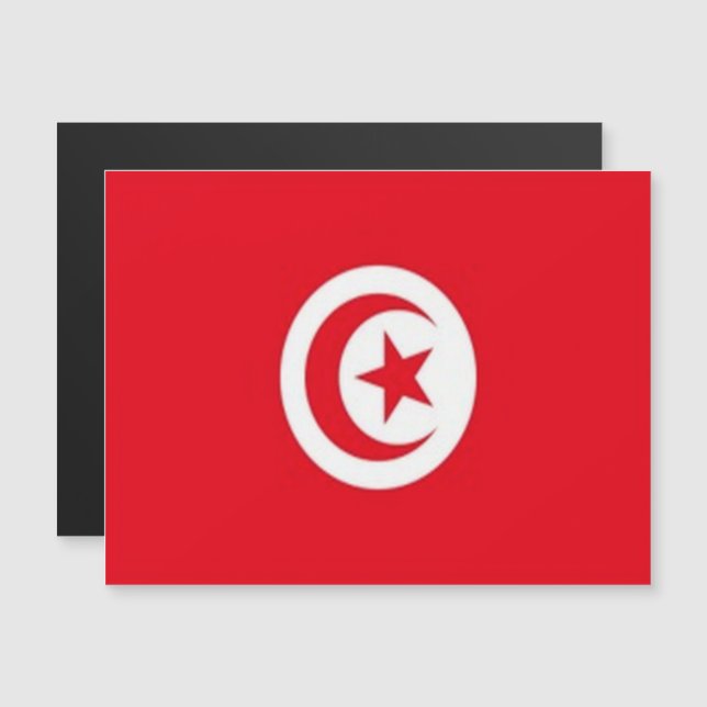 Tunesië - vlag - (Voorkant / Achterkant)
