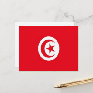 Tunesië - vlag - briefkaart