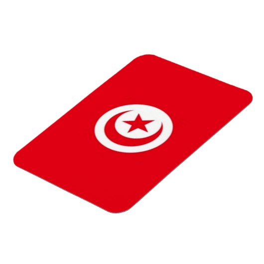 Tunesië - vlag - magneet (Linkerzijde)