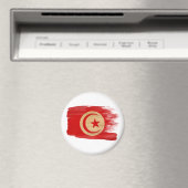 Tunesië Vlag Magneten (Insitu (Vaatwasser))