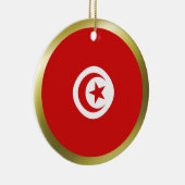 Tunesië Vlag Ornament (Rechts)