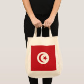 Tunesië vlag tote bag (Voorkant (product))
