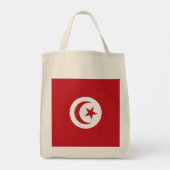 Tunesië vlag tote bag (Achterkant)
