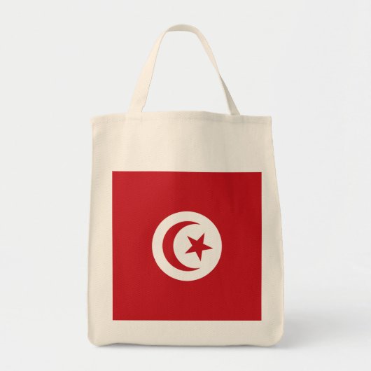 Tunesië vlag tote bag (Voorkant)
