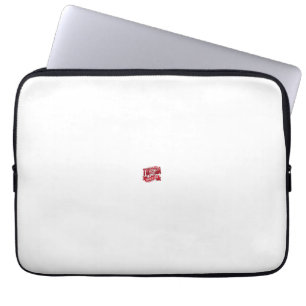 Tunesië Voetbal 2026 Voetbal Vet Land Typografie Laptop Sleeve