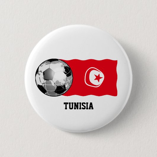 Tunesië Voetbal Button (Voorkant)