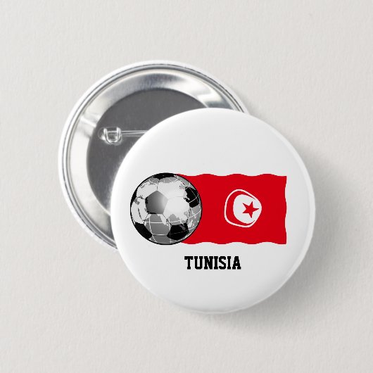 Tunesië Voetbal Button (Voorkant /achterkant)
