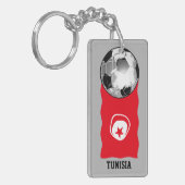 Tunesië Voetbal Sleutelhanger (Voorkant Links)