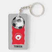 Tunesië Voetbal Sleutelhanger (achterkant)